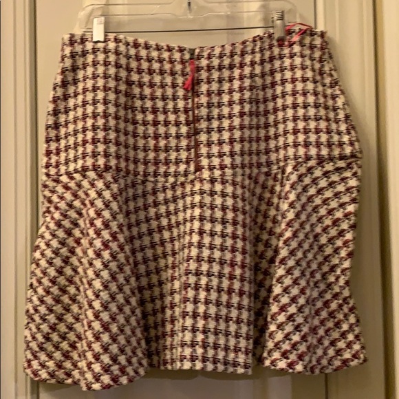 Anthropologie Bobbie Plaid Flounced Mini Skirt - Picture 6 of 8